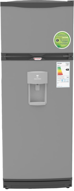 Heladera Bambi 2f-1600 Gris Con Dispenser