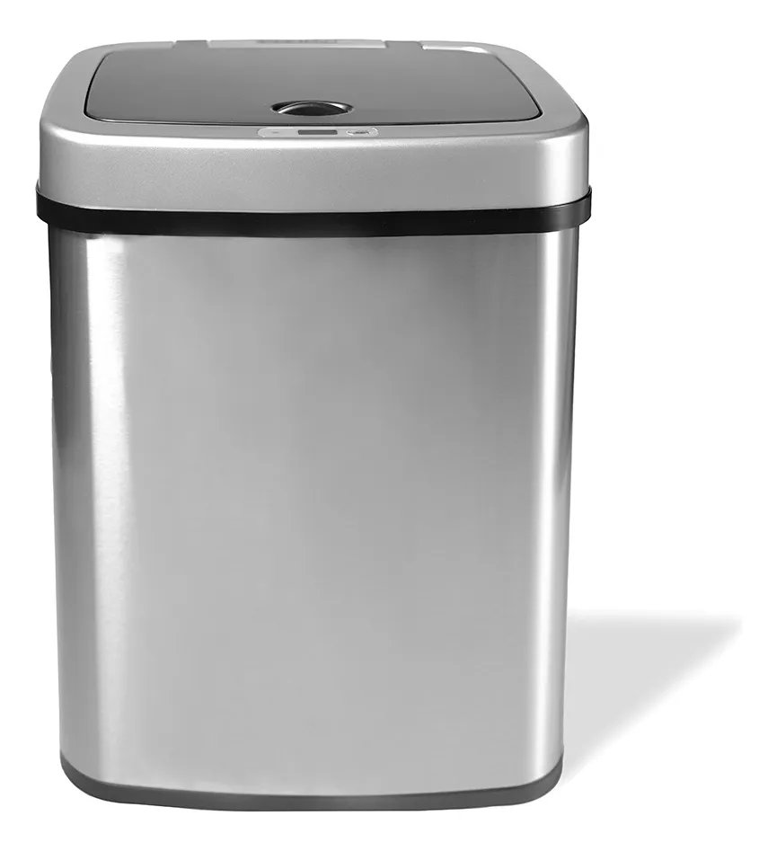 Cesto Residuos Tacho Basura Sensor Automatico 30 Lts Acero