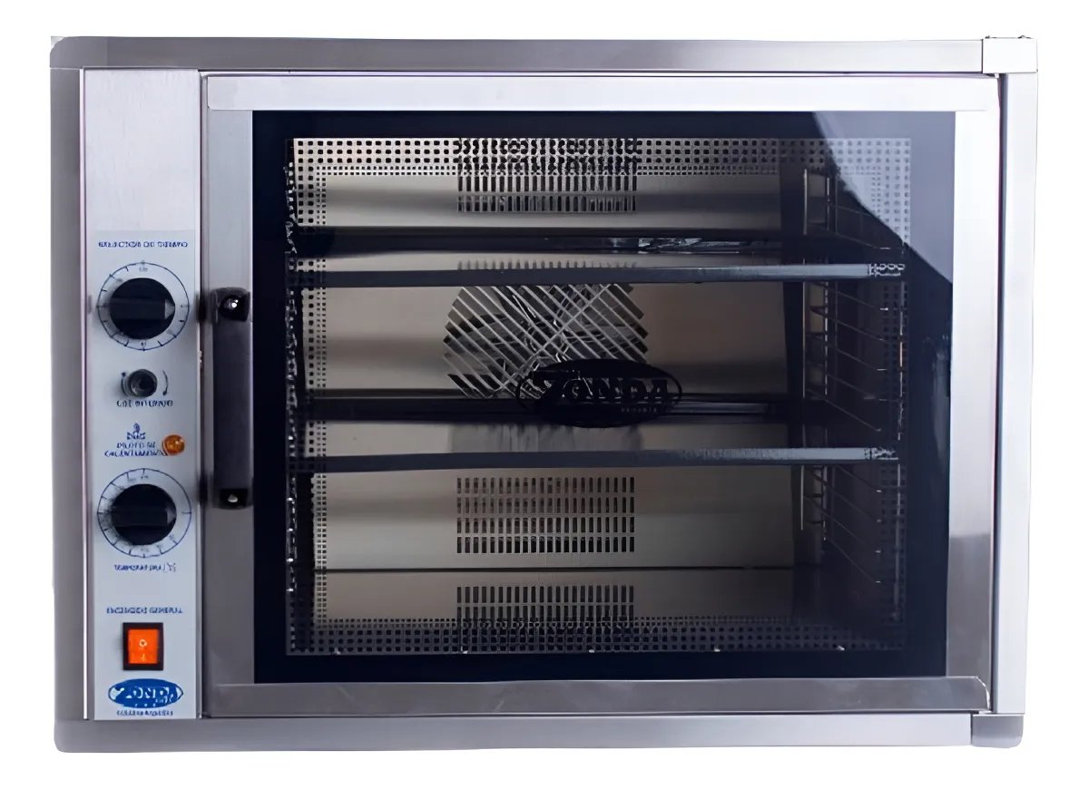 Horno Convector Electrico Analógico 5 Bandejas Zonda Gris