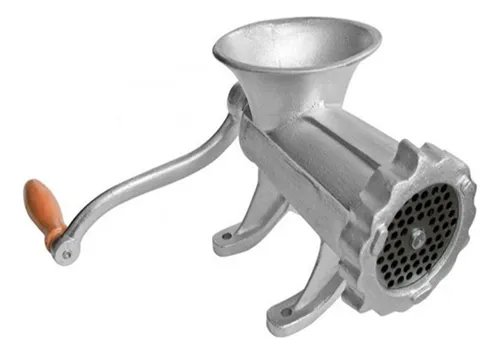 Picadora De Carne Manual Desarmable Cocina Alum N22 Fundicion