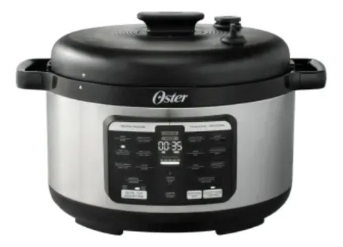 Multi Olla Oster Digital Ovalada 5.7 Litros 15 Funciones Color Gris