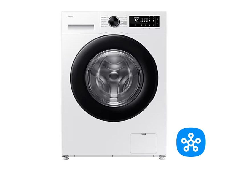 Lavarropas Digital Inverter Carga frontal con Ecobubble 10.5 Kg. Blanco