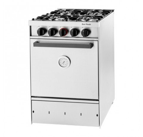 Cocina 535 - 4 Hornallas / Puerta de acero
