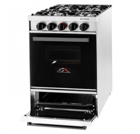 Cocina 535VG - 4 Hornallas / Puerta de vidrio / Grill