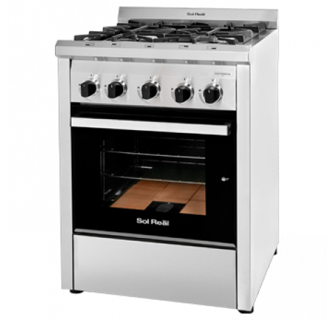 Cocina Profesional - Multi Gas y Puerta de vidrio - 60 cm.