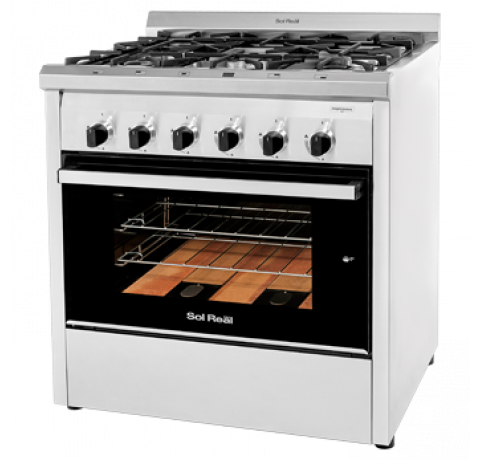 Cocina Profesional - Multi Gas y Puerta de vidrio - 86 cm.