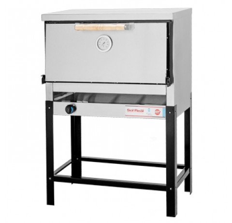 Horno 6 Pizzas - Puerta acero