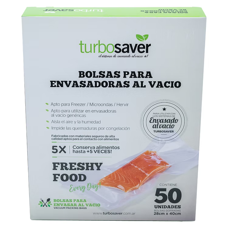 Bolsas Gofradas - 50 unidades de 28cm X 40cm