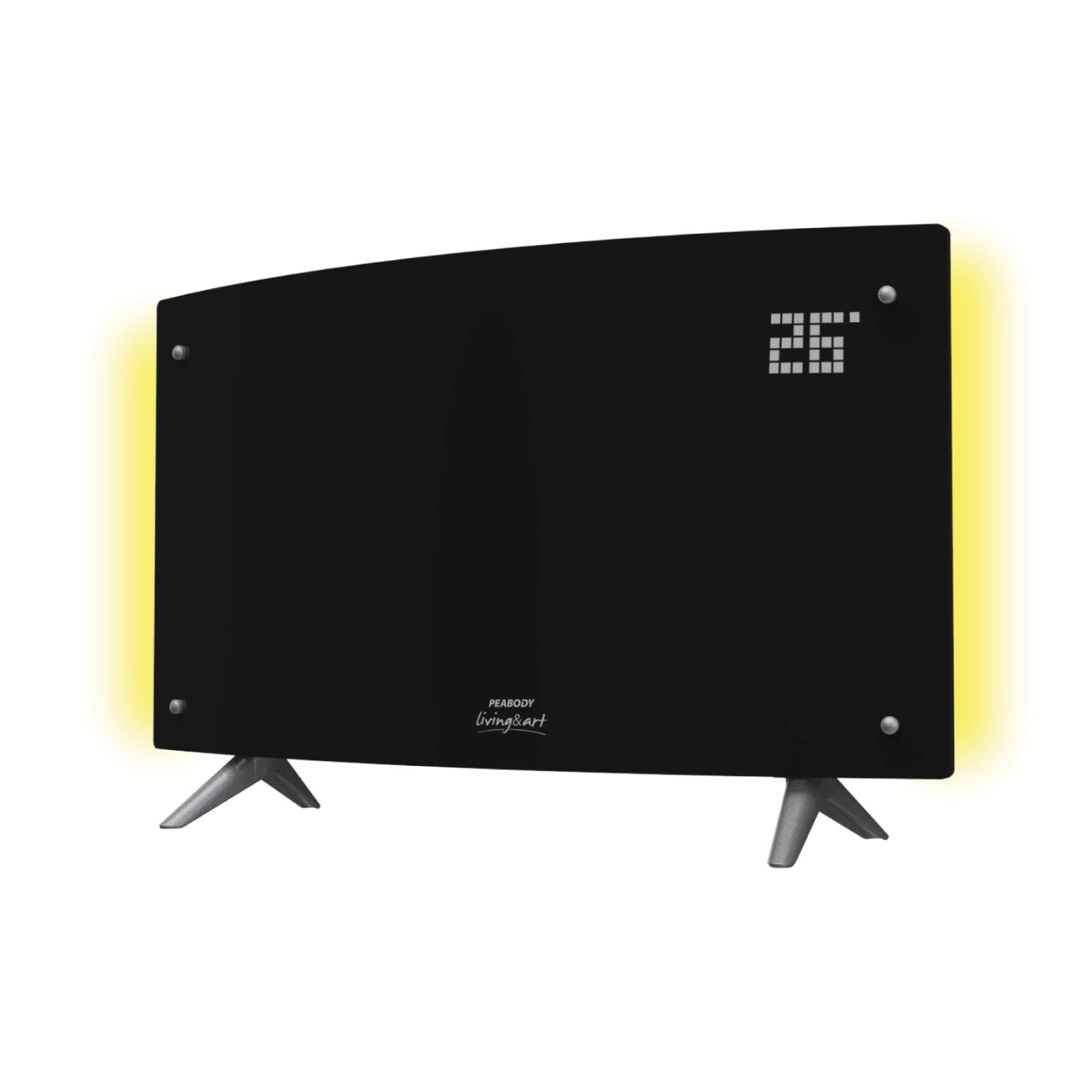 Vitroconvector Curvo Digital con Luz PE-VQDL20N